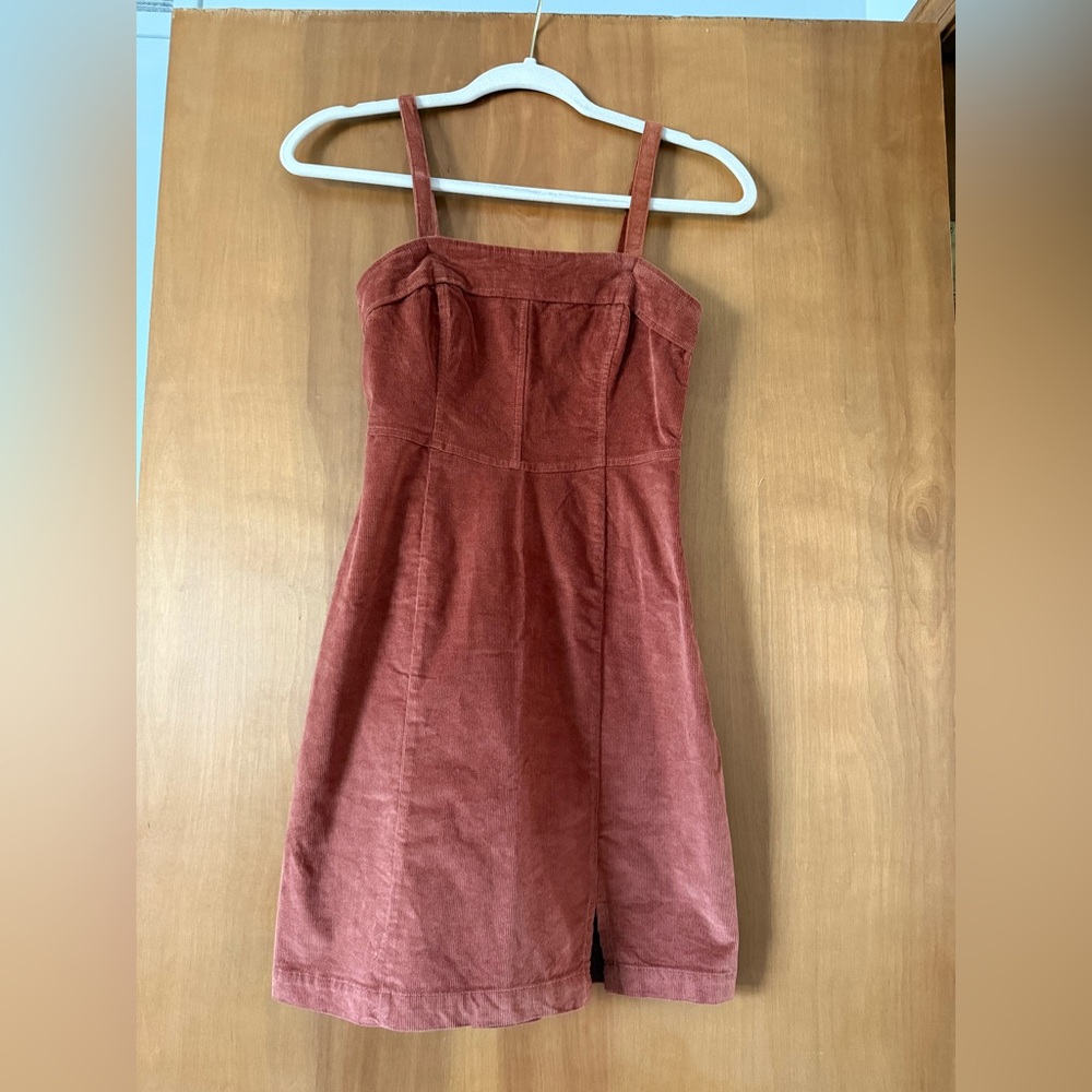 Hollister Terracotta Corduroy Dress *NWT*